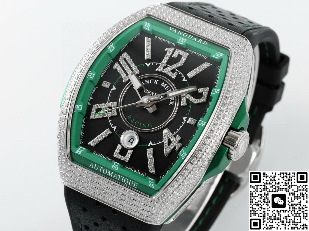 Franck Muller Mens Collection V45 ABF Factory Rubber Strap