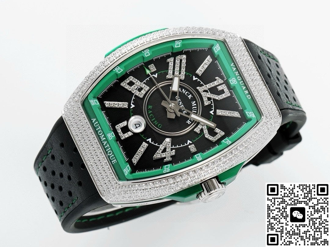Franck Muller Mens Collection V45 ABF Factory Rubber Strap