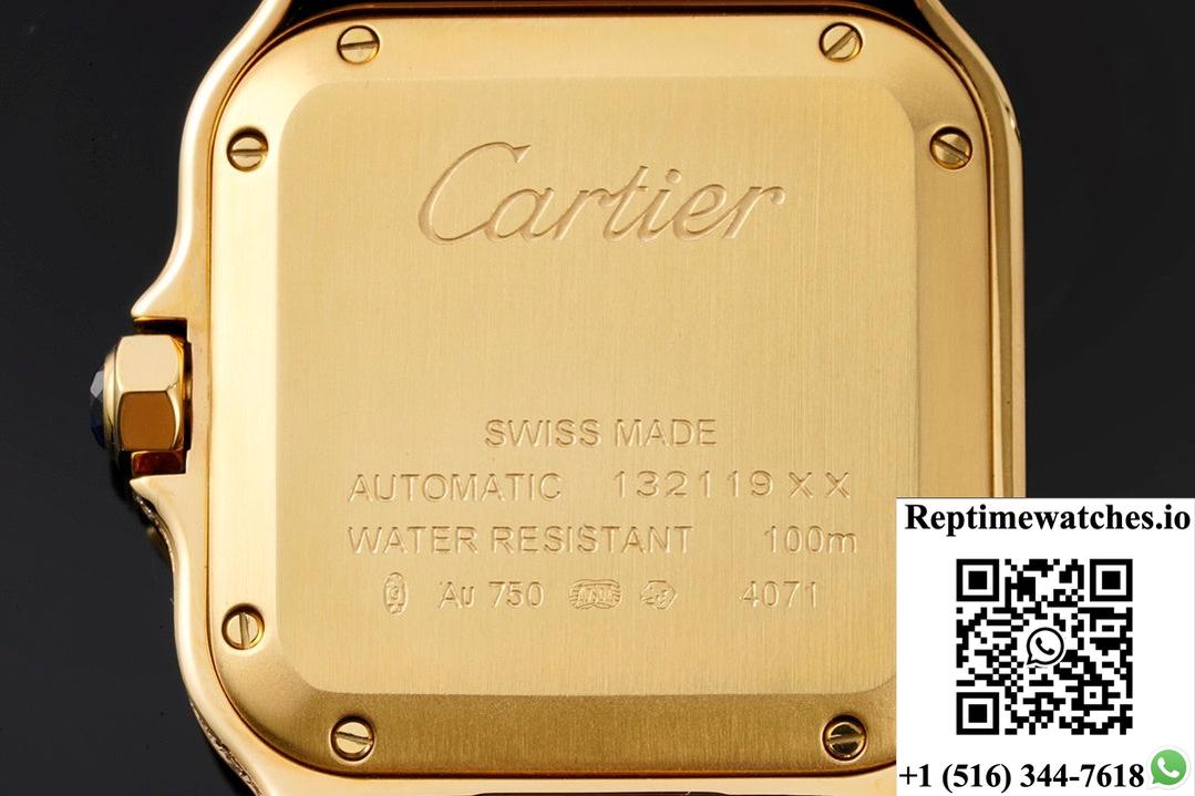 Cartier Santos WJSA0013 BV factory 35.1MM