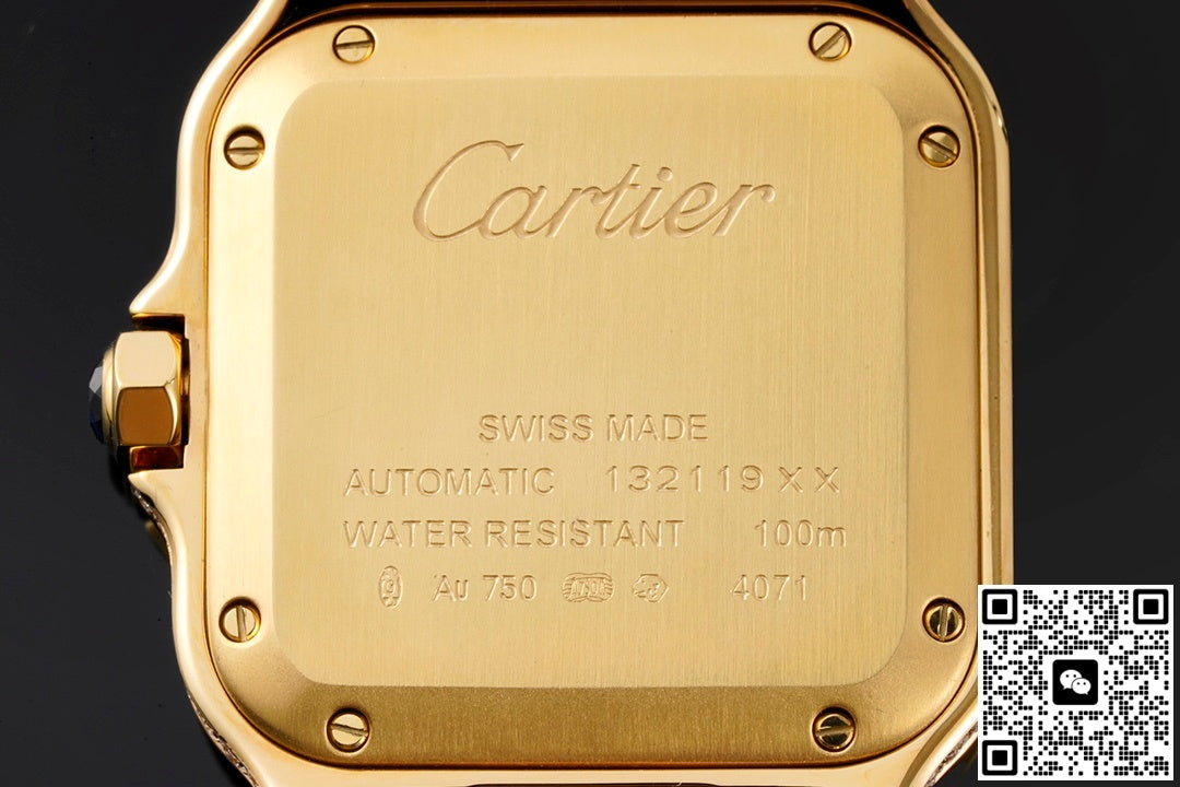 Cartier Santos WJSA0013 BV factory 35.1MM