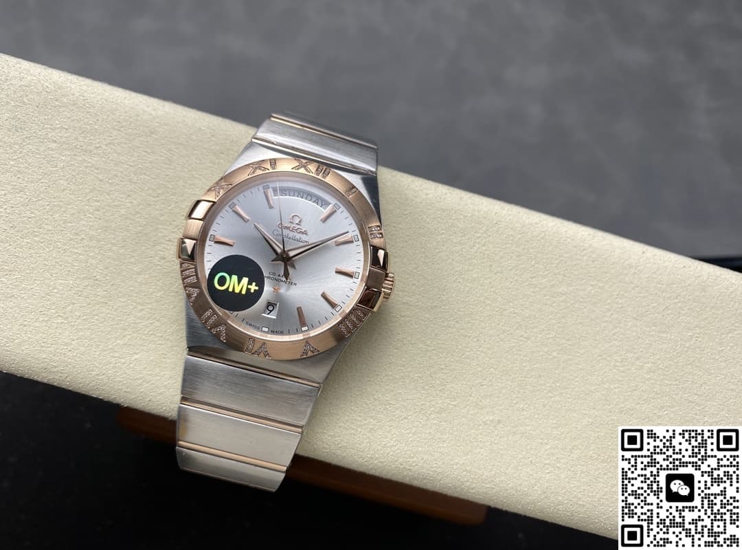Omega Constellation 123.25.38.22.02.001 OM Factory Sapphire Glass