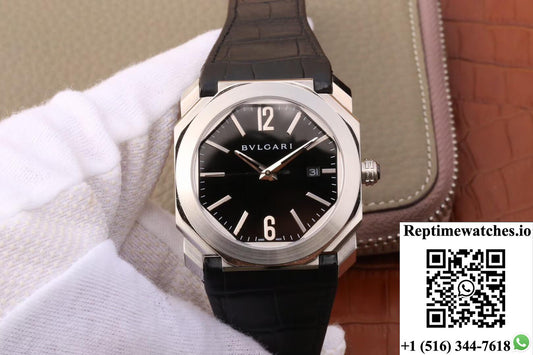 Bvlgari Octo 101964 Bgo41Bsld Stainless Steel Bezel-Rep Time Watches