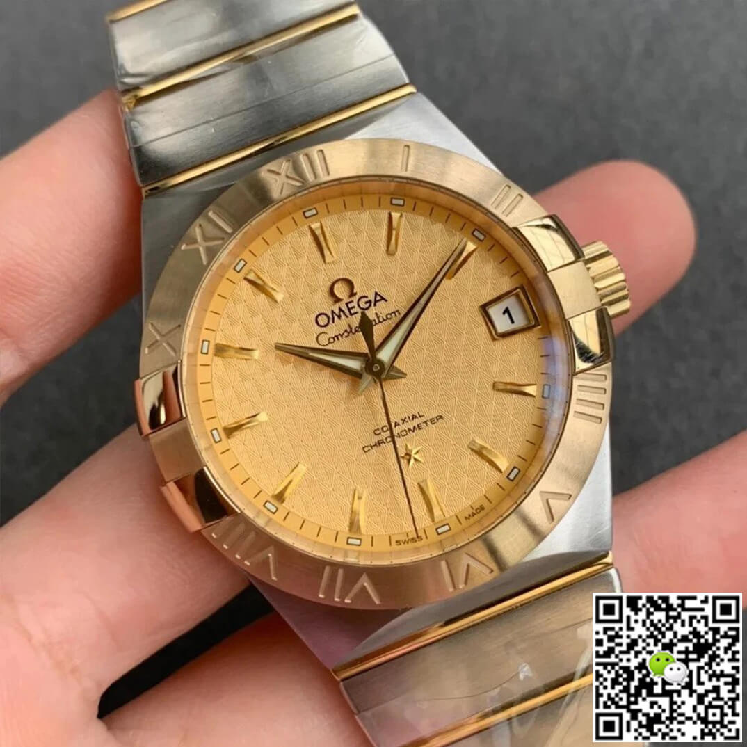 Omega Constellation 123.20.38.21.08.002 VS Factory Champagne Dial