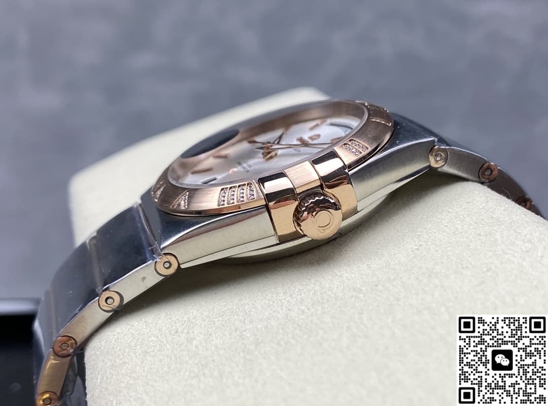 Omega Constellation 123.25.38.22.02.001 OM Factory Sapphire Glass