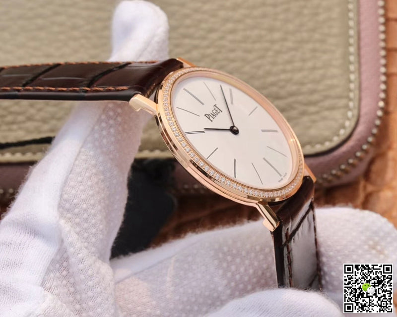 Piaget Altiplano Mecanique P10584 G0A36125 MKS Factory Rose Gold Diamond Bezel