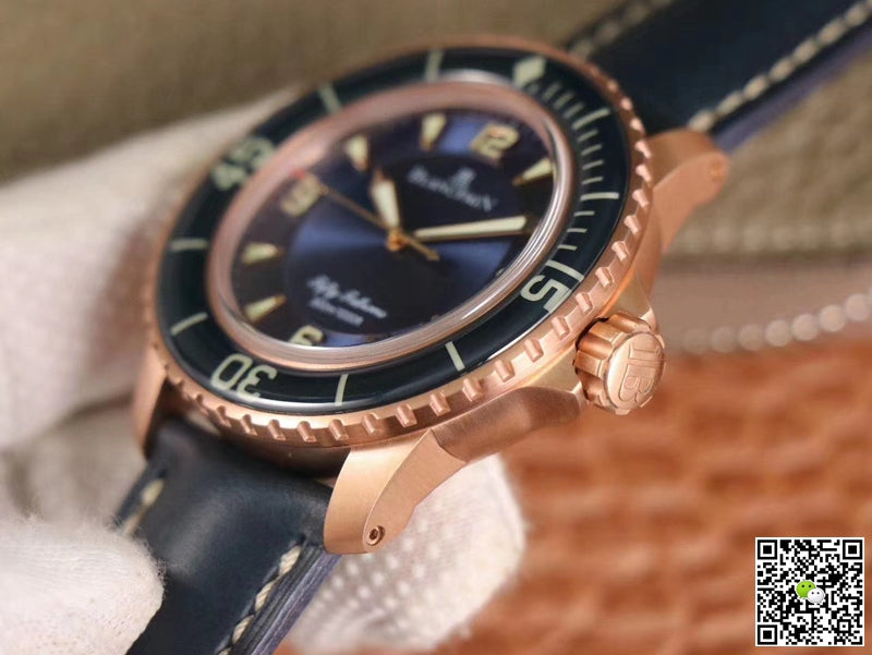Blancpain Fifty Fathoms 5015-3603C-63B ZF Factory Blue Dial