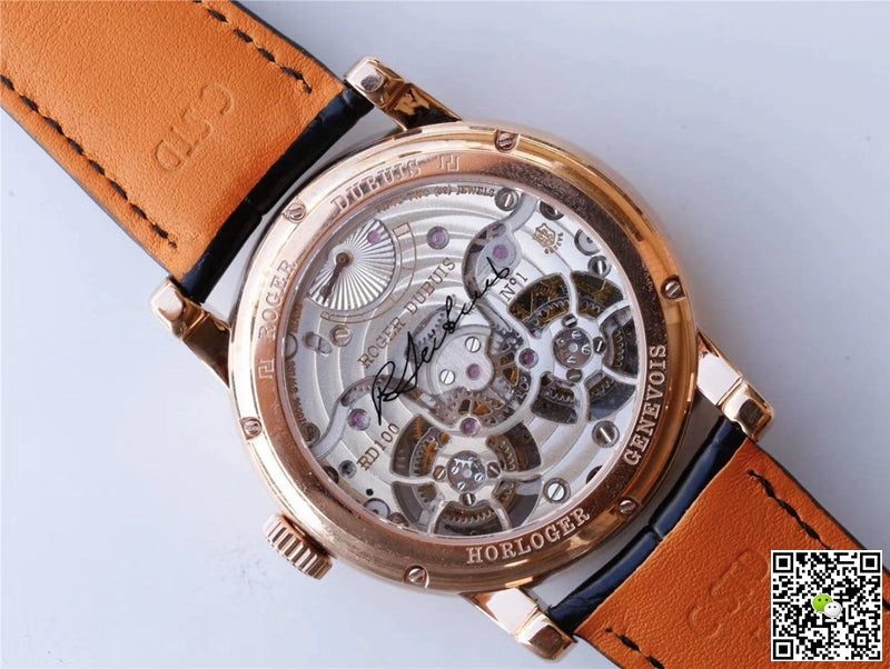 Roger Dubuis Hommage RDDBHO0562 Double Flying tourbillon JB Factory Silver Dial