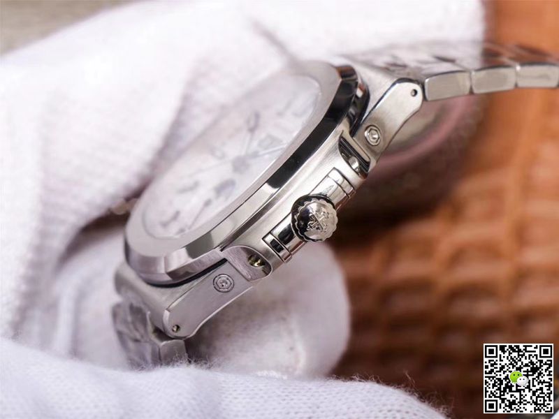 PF Factory Patek Philippe Nautilus 5726/1A-010 Moonphase Silver White Dial