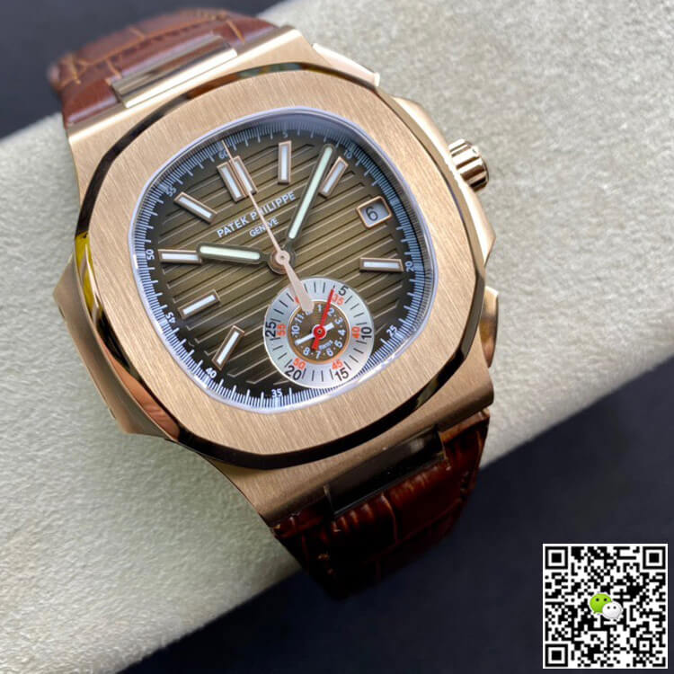 Patek Philippe Nautilus 5980R-001 3K Factory V2 Rose Gold
