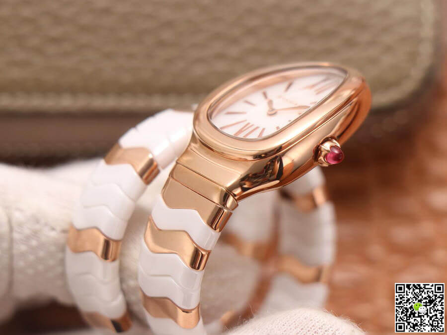 Bvlgari Serpenti BV Factory Ceramic White Dial