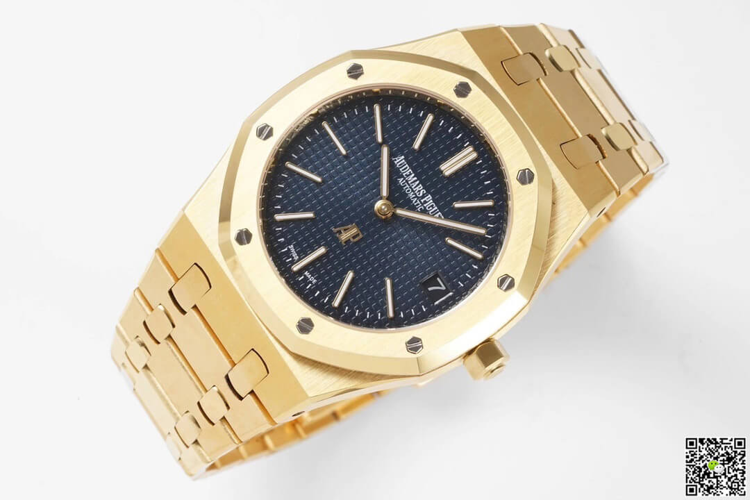 Audemars Piguet Royal Oak 15202BA.OO.1240BA.01 KZ Factory Yellow Gold Blue Dial