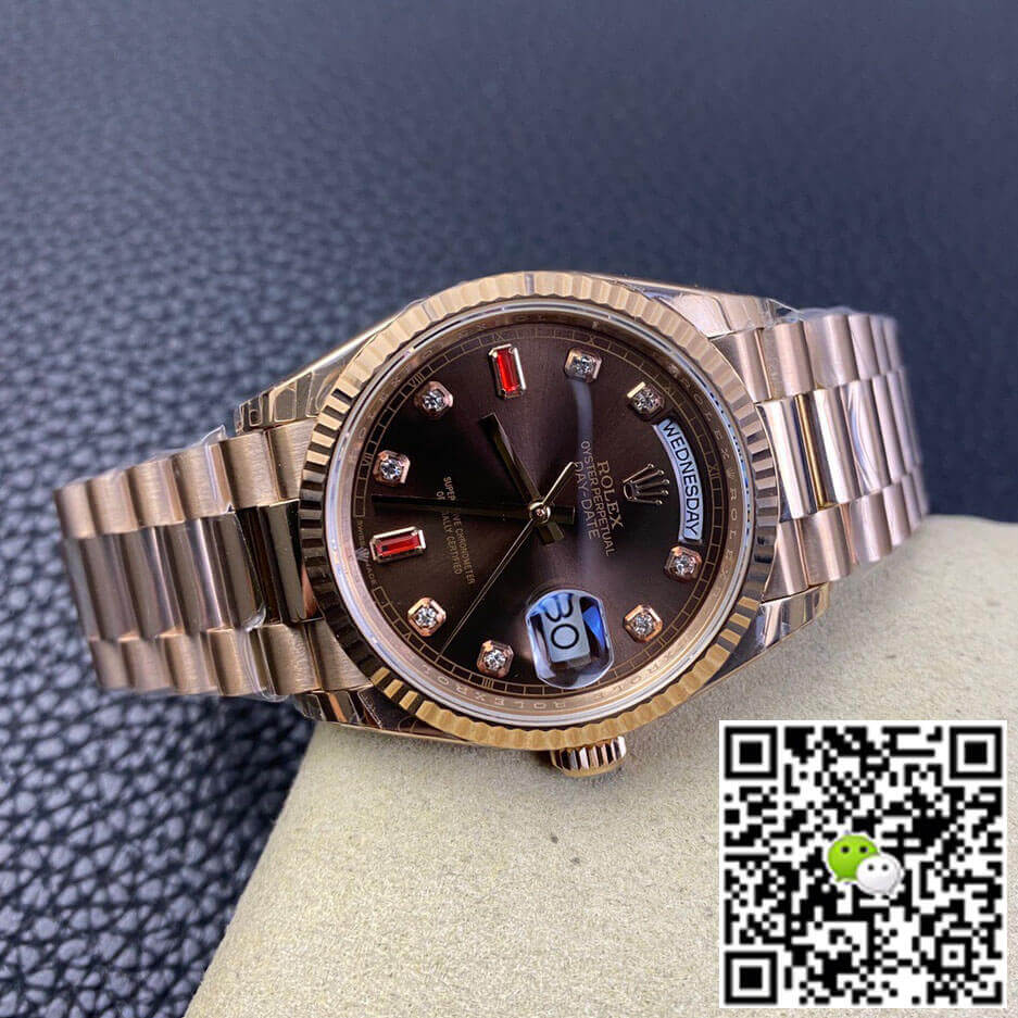Rolex Day Date 118235 EW Factory Rose Gold
