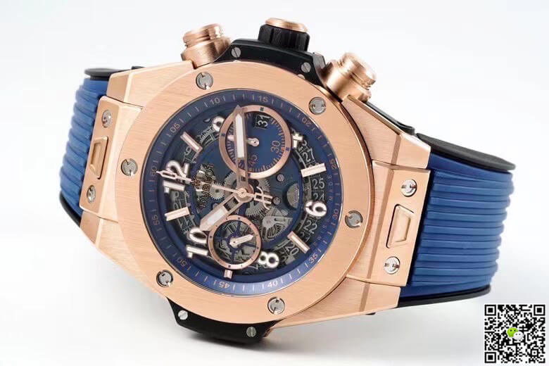 Hublot Big Bang 421.OX.5180.RX ZF Factory Rose Gold Blue Dial