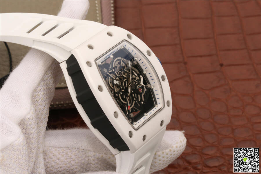 Richard Mille RM055 KV Factory White Ceramic Case