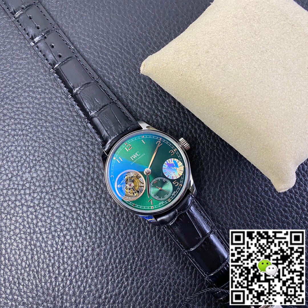 IWC Portuguese ZF Factory Tourbillon Green Dial