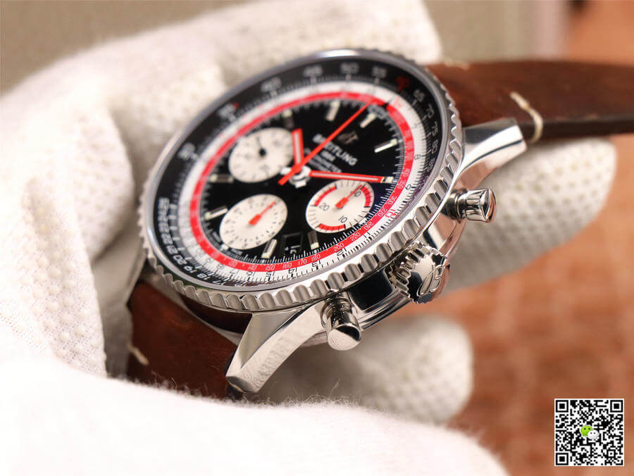 Breitling Navitimer 1 B01 Chronograph 43 Swissair Edition AB01211B1B1X1 V9 Factory Black Dial
