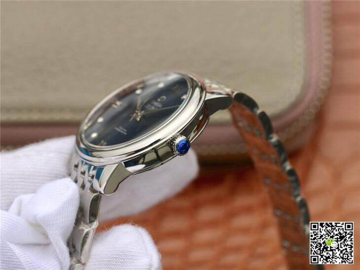 Omega De Ville 424.10.33.20.53.001 MKS Factory Diamond Blue Dial
