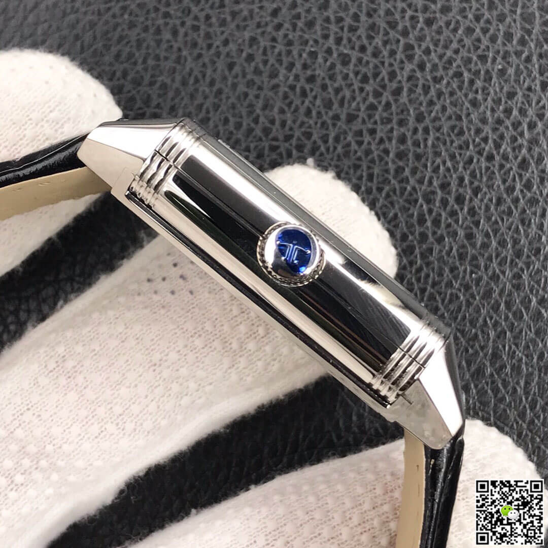 Jaeger LeCoultre Reverso Tribute Double-sided Double Time Zone Flip MG Factory White Dial