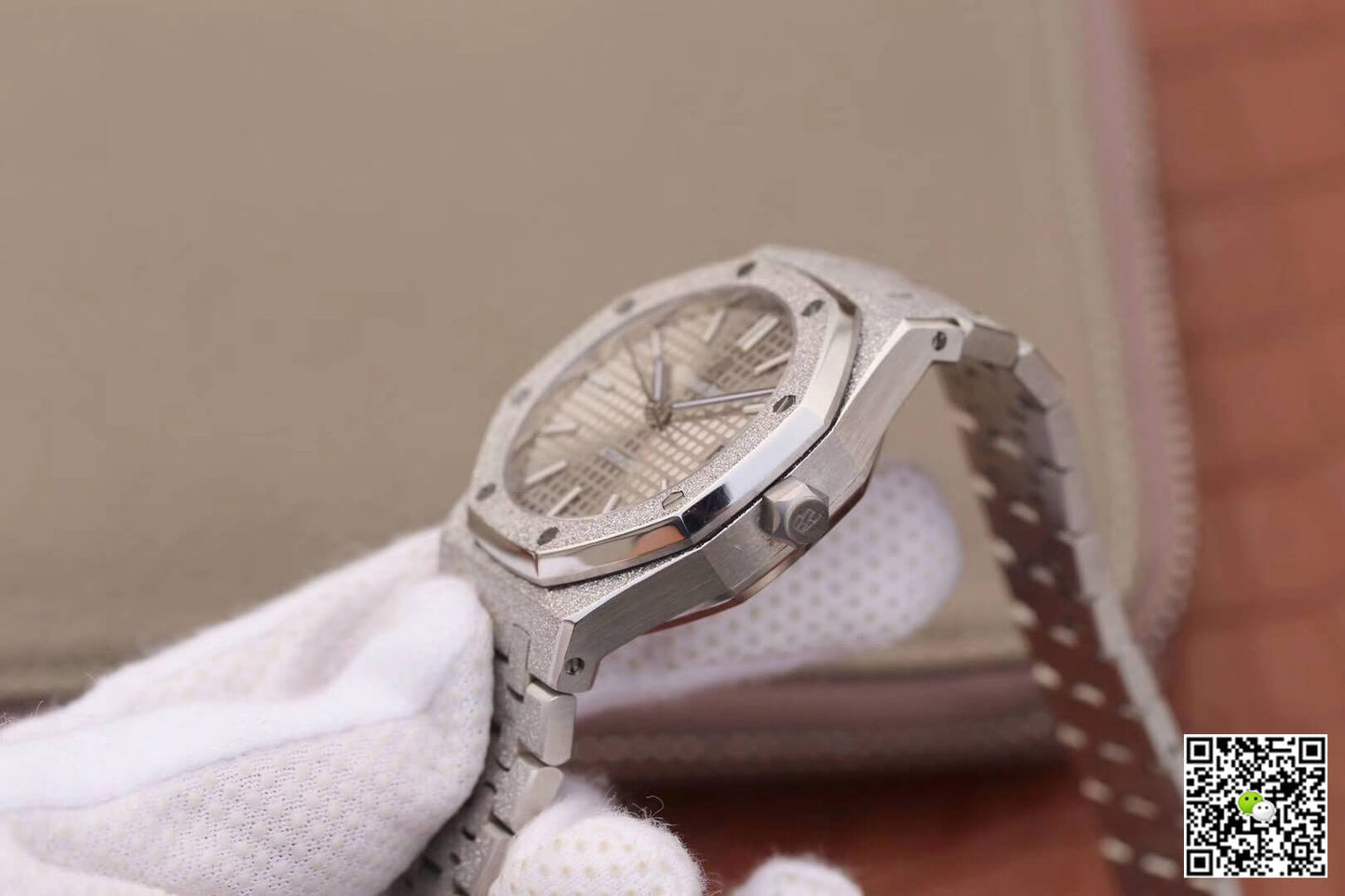 Audemars Piguet Royal Oak 15454BC.GG.1259BC.01 JH Factory Rhodium Dial