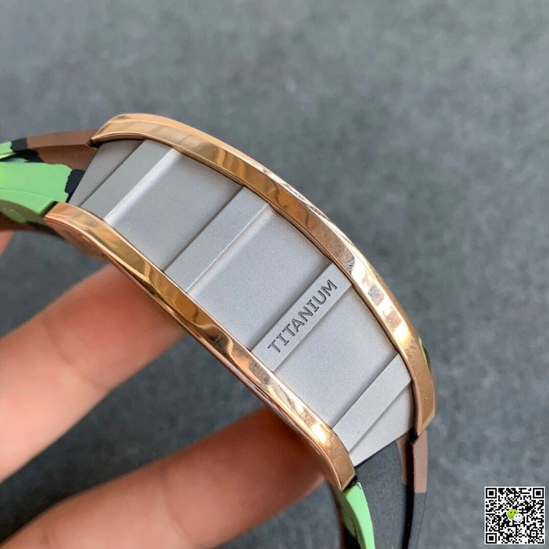 Richard Mille RM11 KV Factory Rose Gold Camouflage Strap