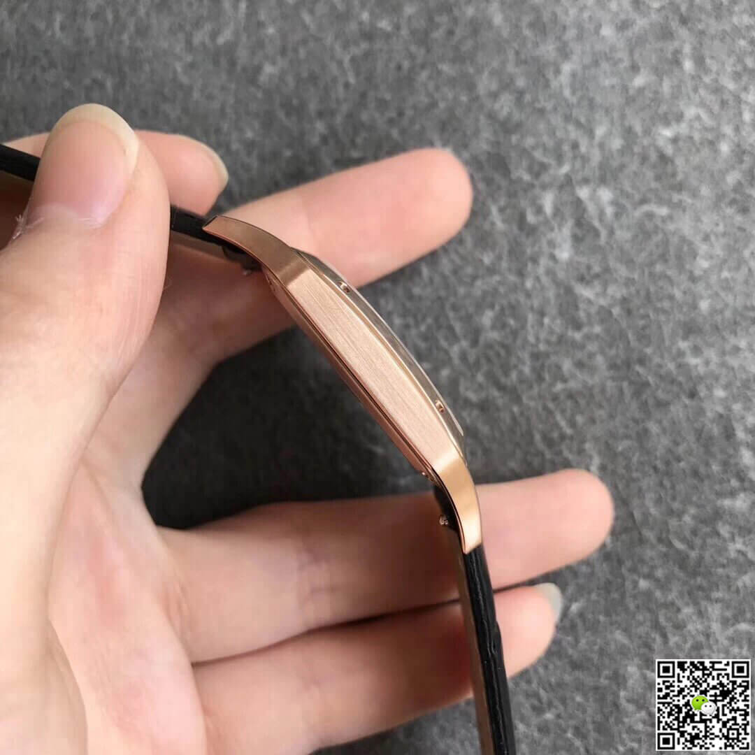 Cartier Santos WGSA0021 Rose Gold Silver Dial