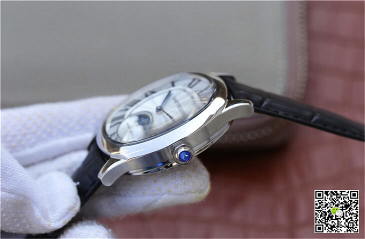 Drive De Cartier Moonphase WSNM0008 Silver Dial