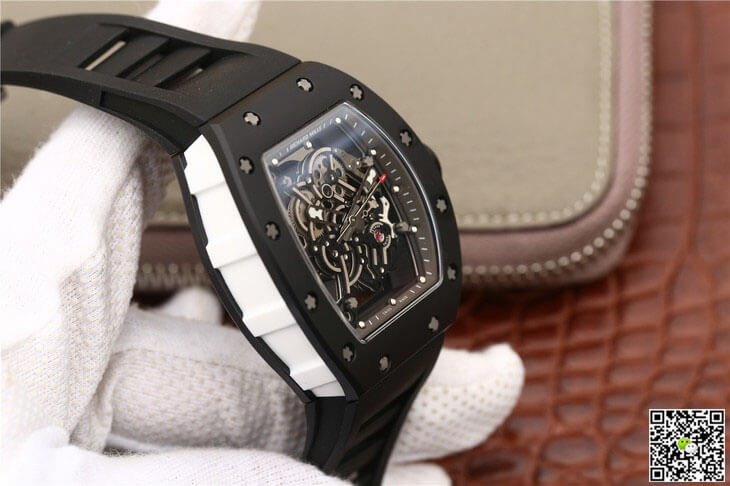 Richard Mille RM055 KV Factory Ceramics Black Strap