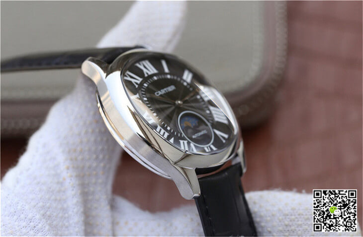 Drive De Cartier Moonphase WGNM0009 Black Dial