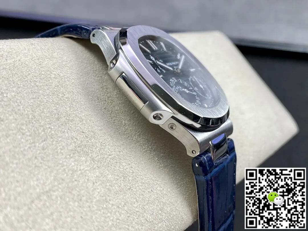 Patek Philippe Nautilus 5712 GR Factory Blue Leather Strap