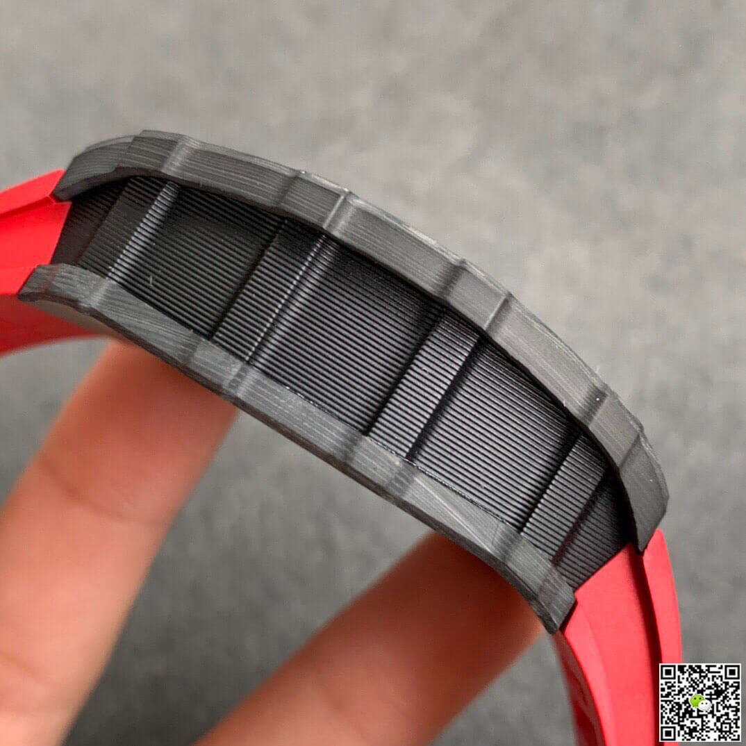 Richard Mille RM35-01 KV Factory Carbon Fiber Red Strap