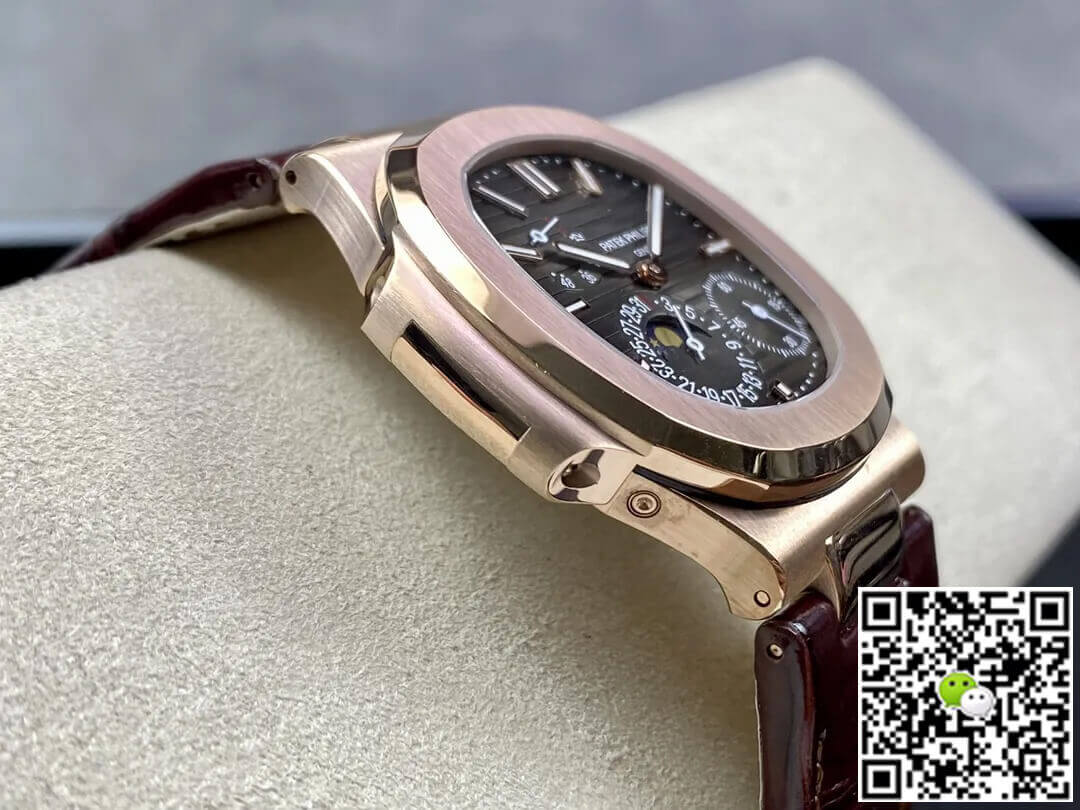 Patek Philippe Nautilus 5712 ZF Factory Brown Leather Strap