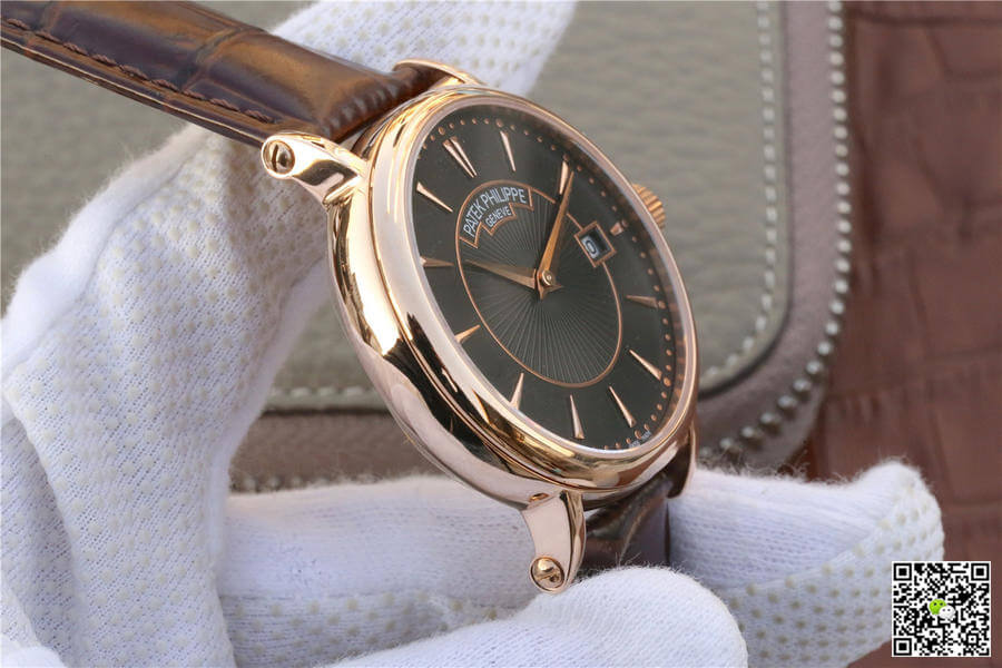 Patek Philippe Calatrava ZF Factory Rose Gold Black Dial