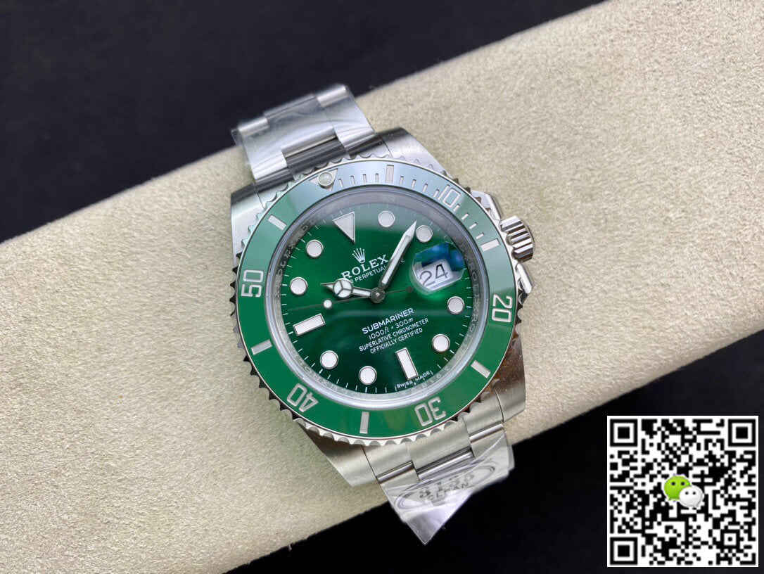 Rolex Submariner 116610LV-97200 Clean Factory V4 Green Dial