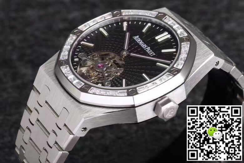 Audemars Piguet Royal Oak Tourbillon 26521BC.ZZ.1220BC.01 R8 Factory Diamond-set Bezel