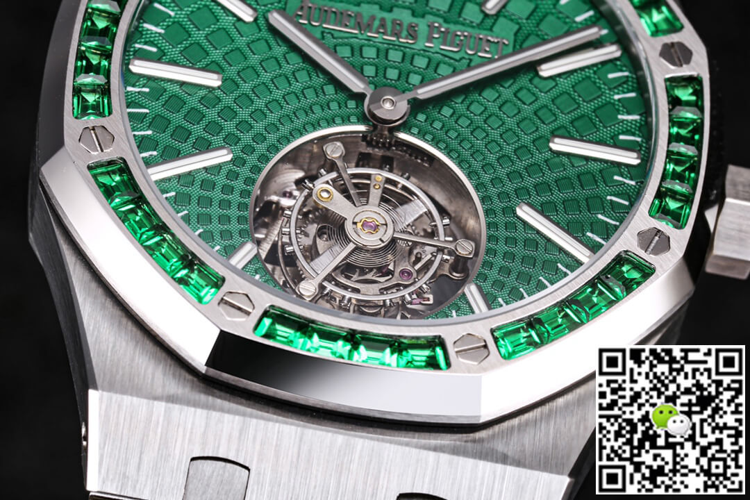 Audemars Piguet Royal Oak Tourbillon 26532IC.EE.1220TI.01 R8 Factory Green Dial