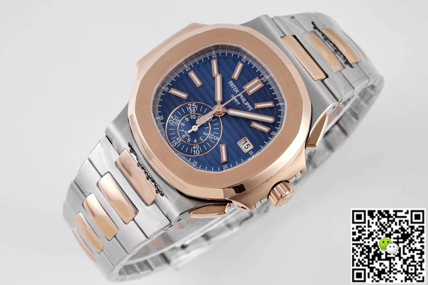 Patek Philippe Nautilus 5980/1AR-001 3K Factory V2 Rose Gold