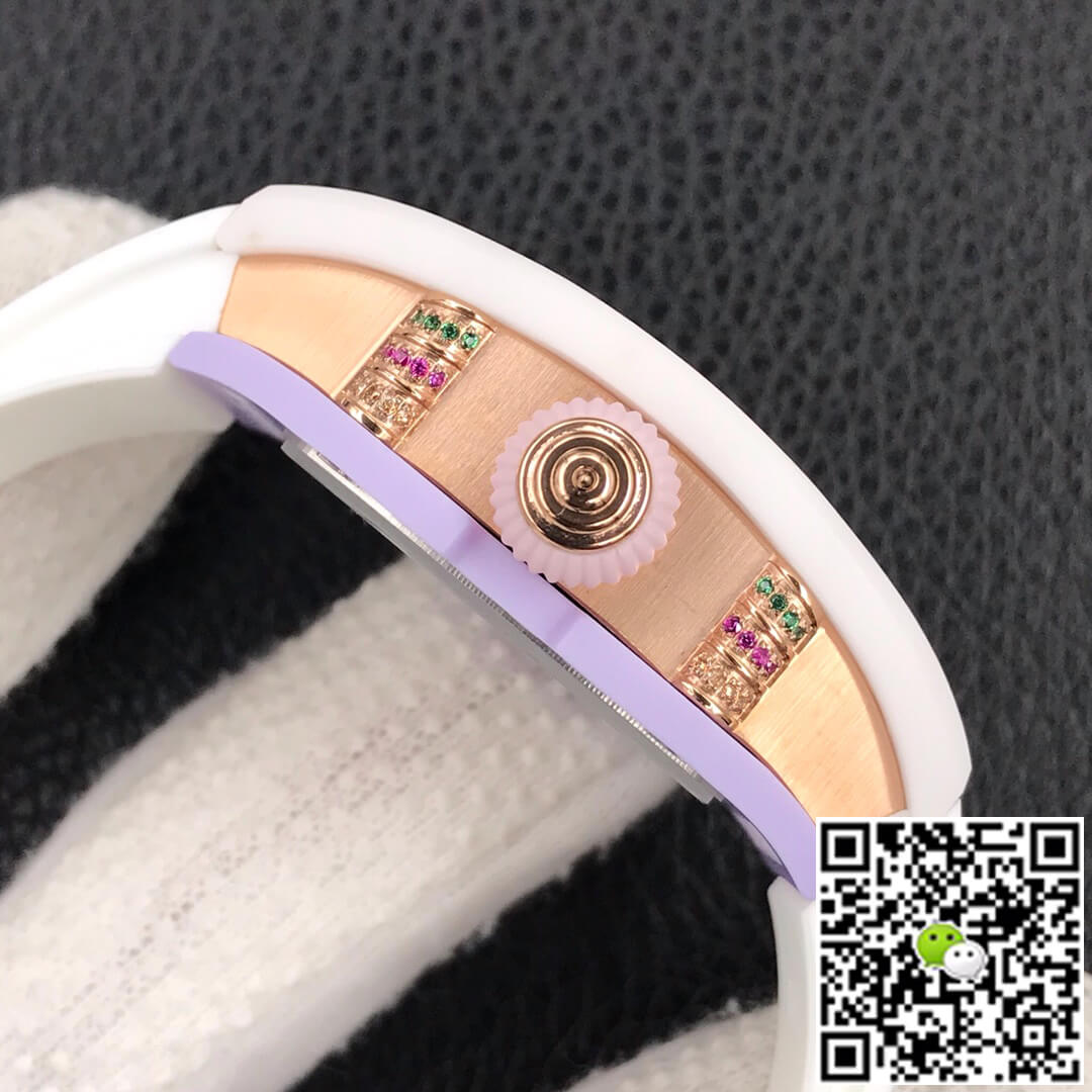 Richard Mille RM-07 Bon Bon RM Factory White Rubber Strap