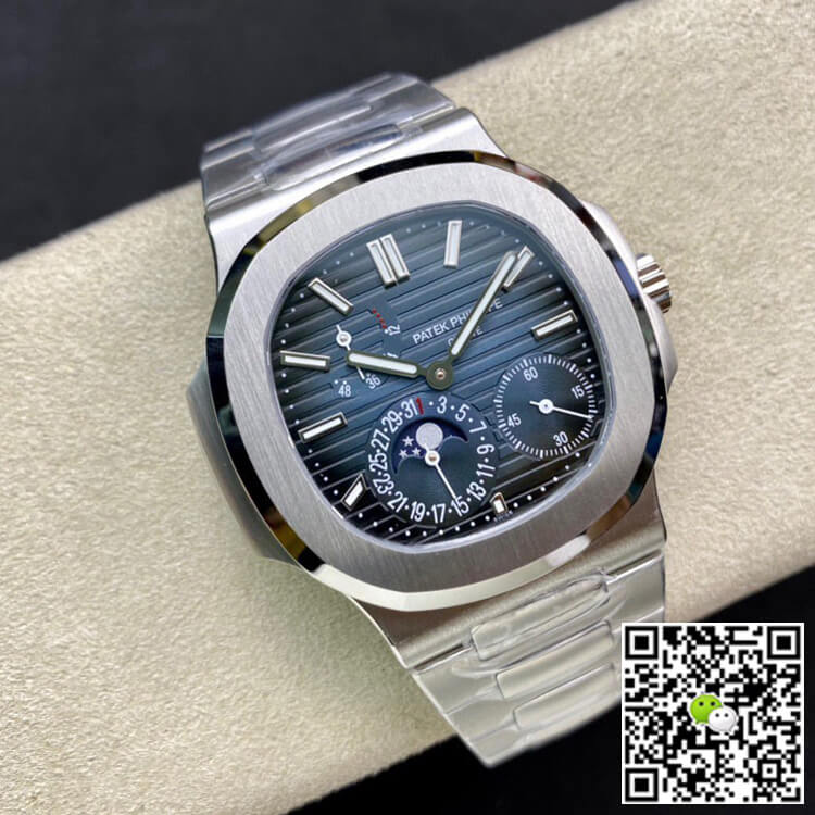 Patek Philippe Nautilus 5712/1A-001 40MM PPF Factory Dark Blue Dial Stainless Steel Strap