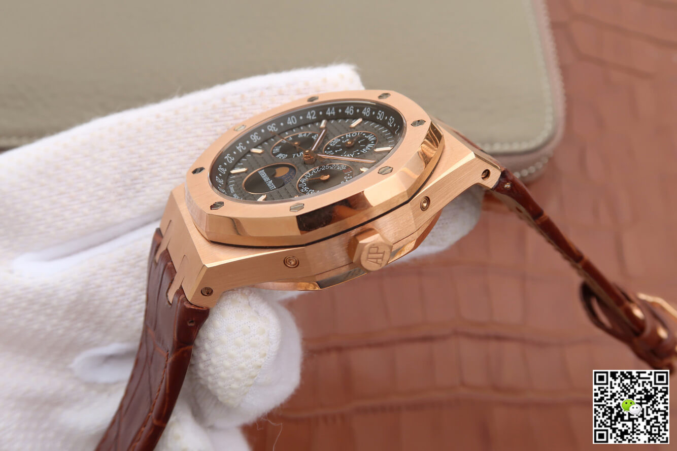 Audemars Piguet Royal Oak Perpetual Calendar 26574 JF Factory Rose Gold Grey Dial