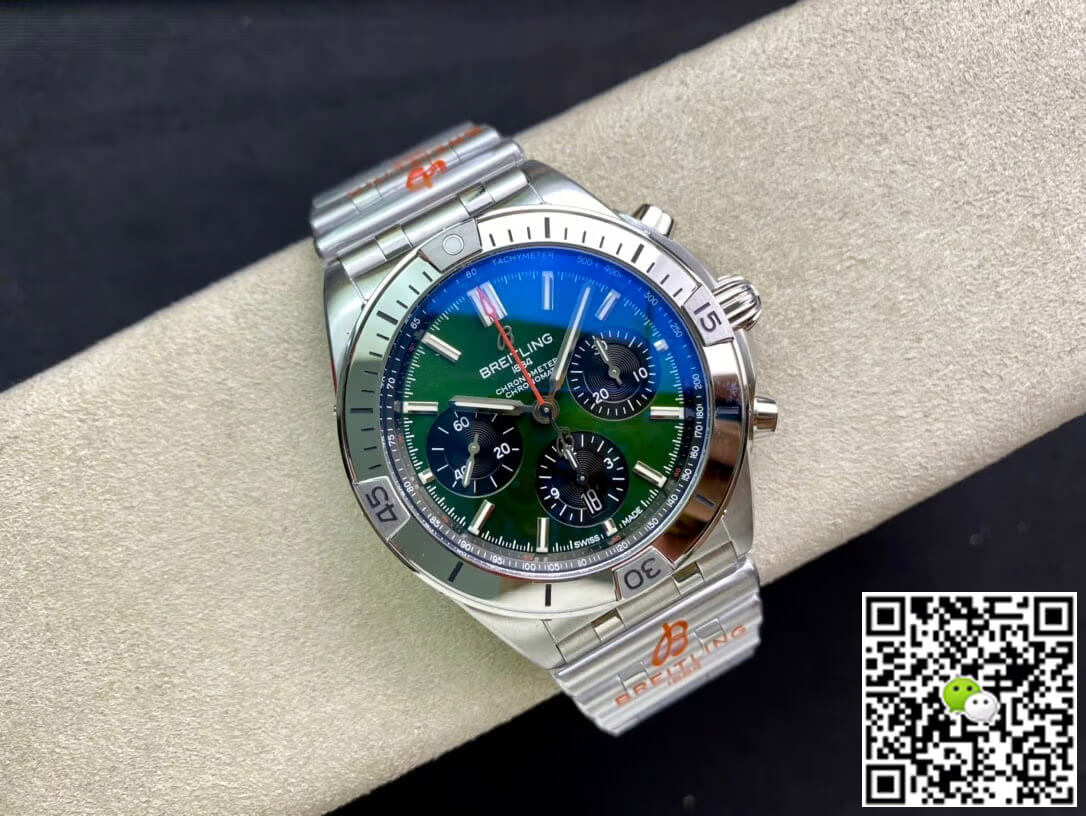 Breitling Chronomat AB01343A1L1A1 GF Factory Green Dial