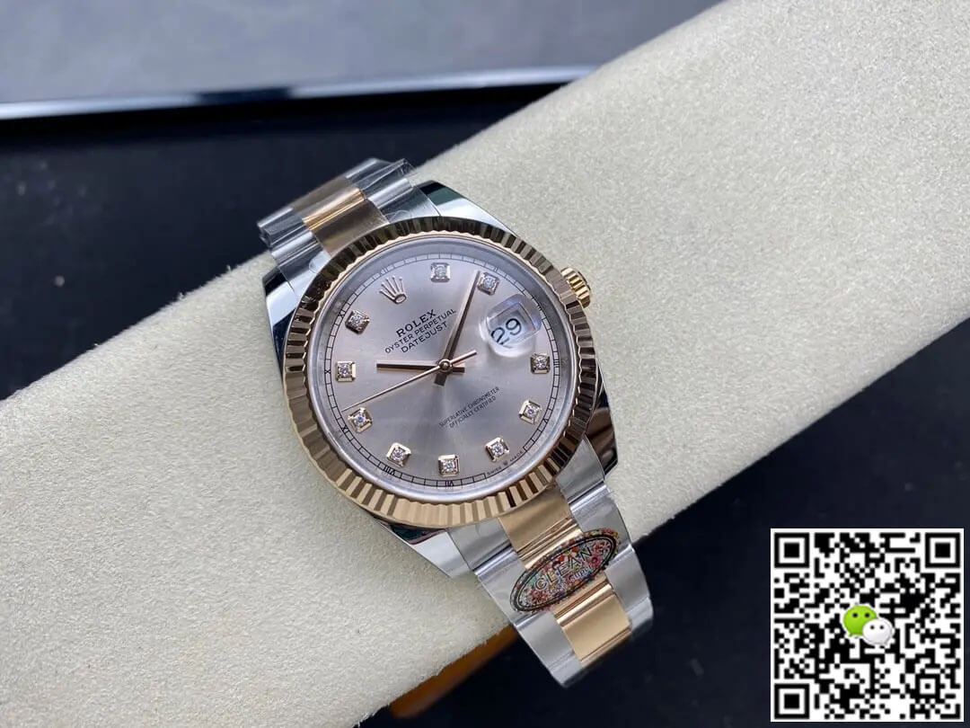Rolex Datejust 41MM M126331-0007 Clean Factory Rose Gold