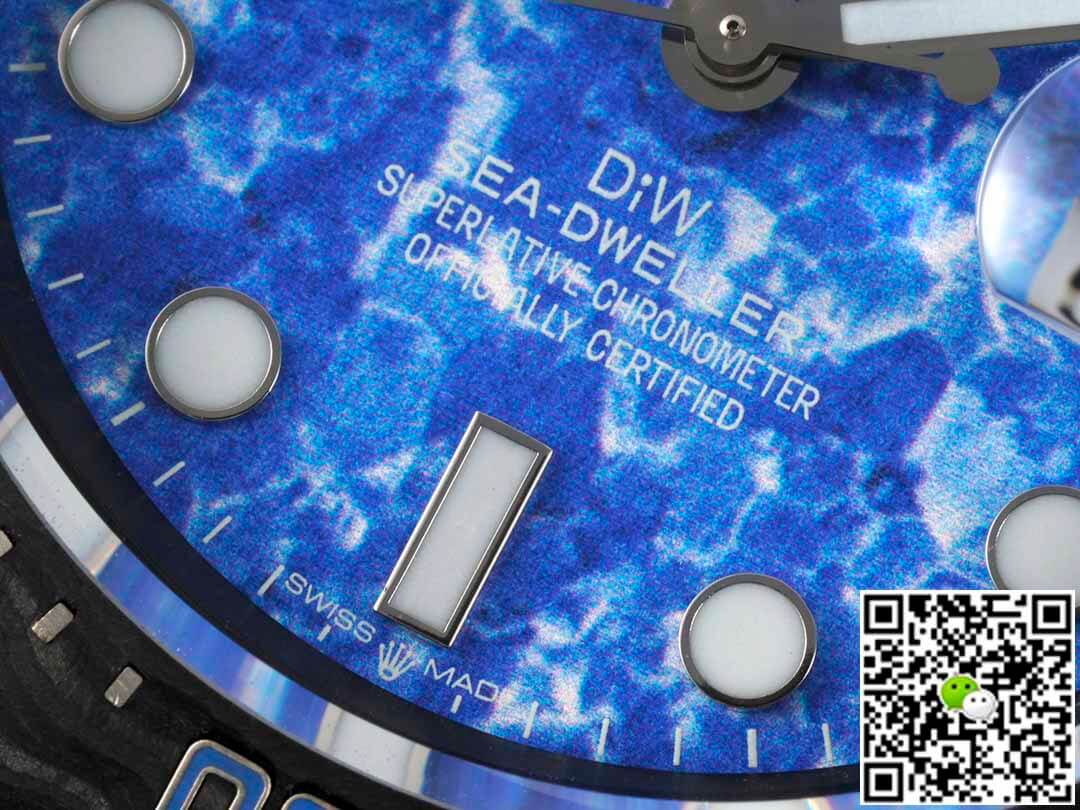 Rolex Sea-Dweller Diw Factory Carbon Fiber Blue Dial