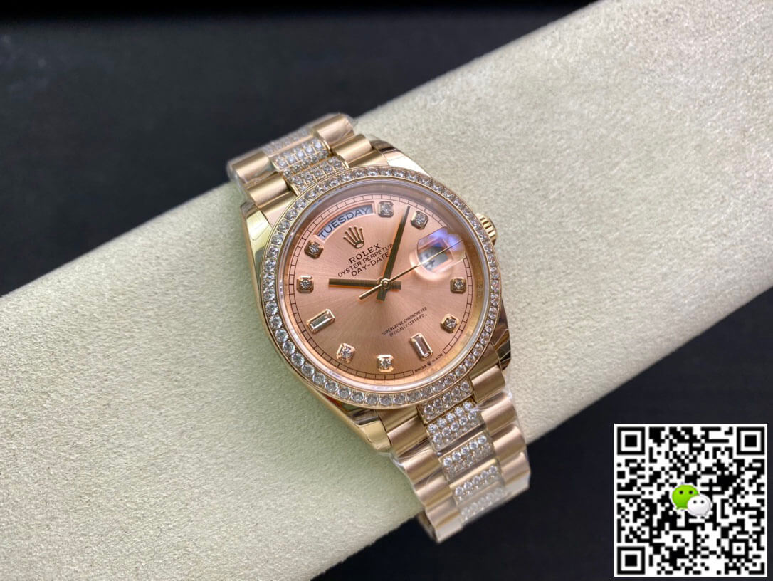 Rolex Day Date M128345RBR-0020 EW Factory Rose Gold