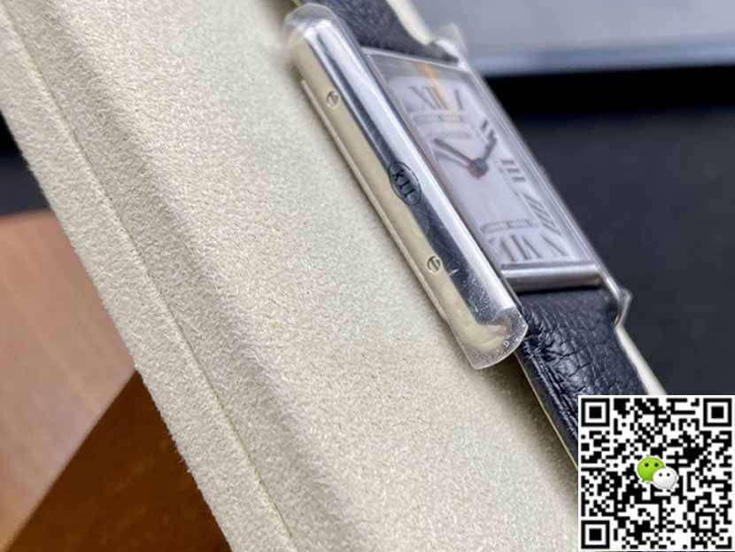 Cartier Tank WSTA0041 K11 Factory Silver White Dial