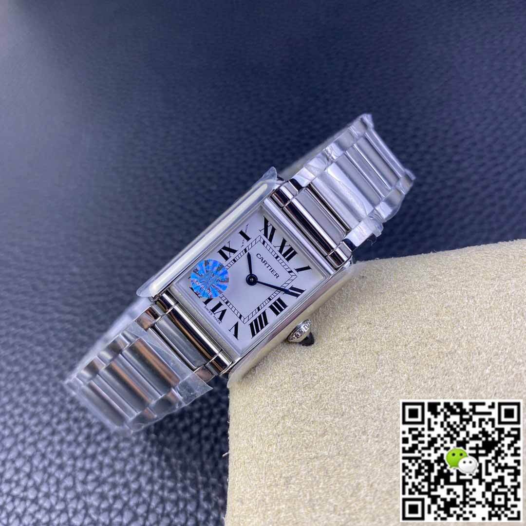 Cartier Tank WSTA0051 AF Factory Silver White Dial