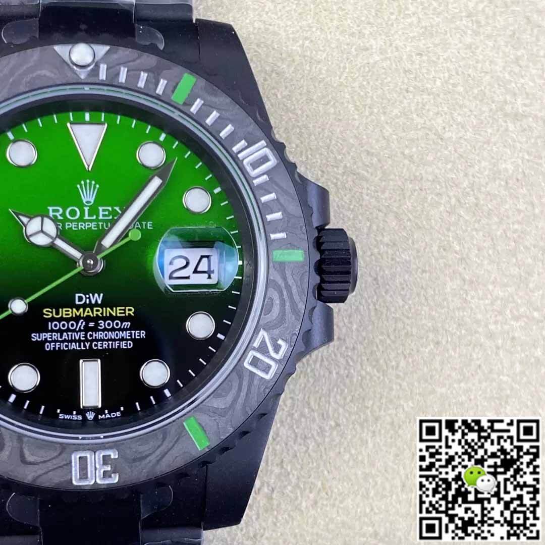 Rolex Submariner VS Factory Carbon Fiber Green Gradient Dial