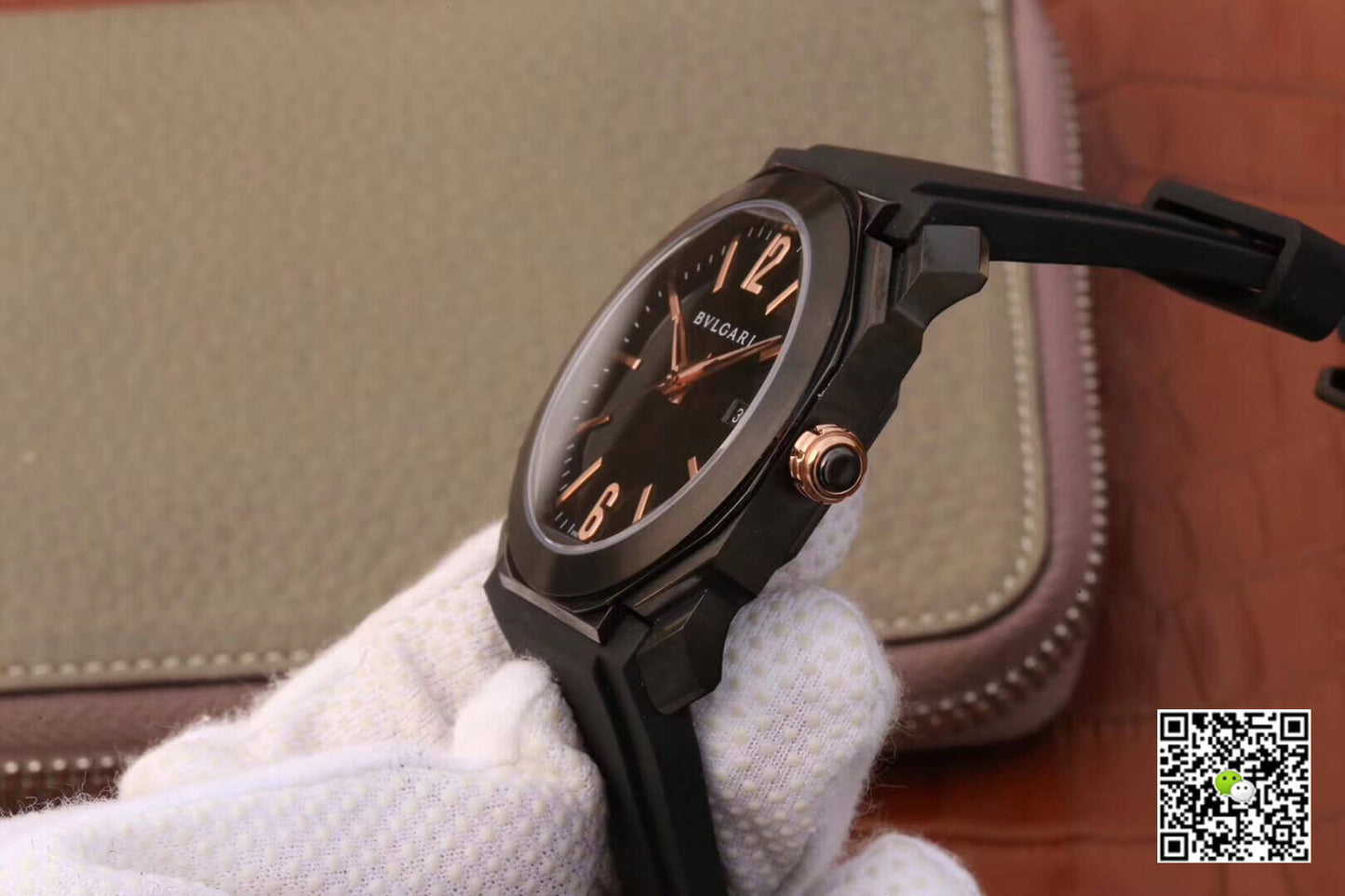 Bvlgari Octo 102581 BGO41BBSVD Black Dial