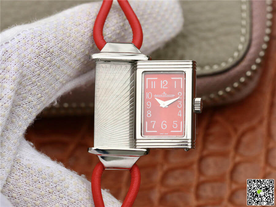 Jaeger-LeCoultre Reverso 3268560 MG Factory Stainless Steel Red Dial