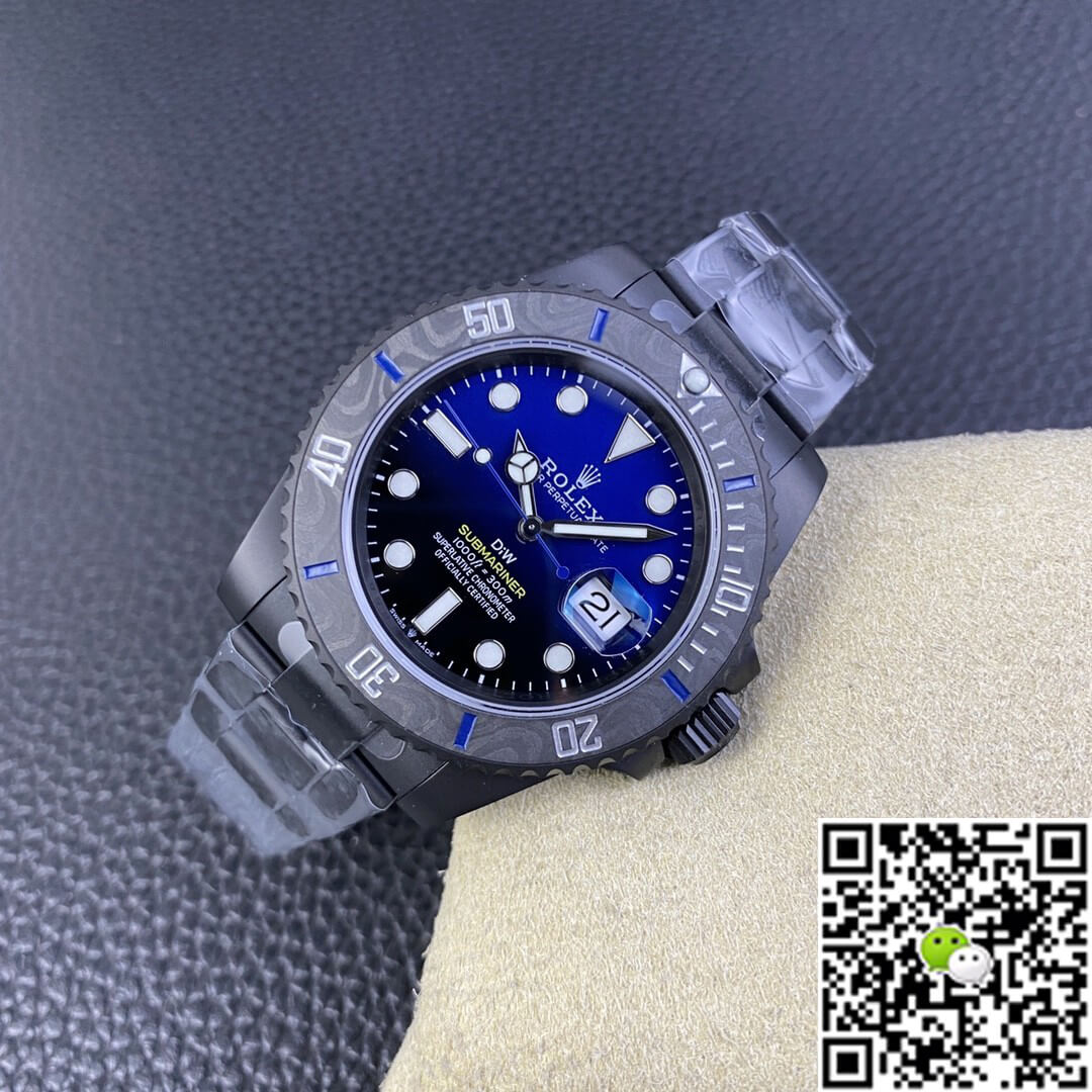 Rolex Submariner VS Factory Carbon Fiber Blue Gradient Dial
