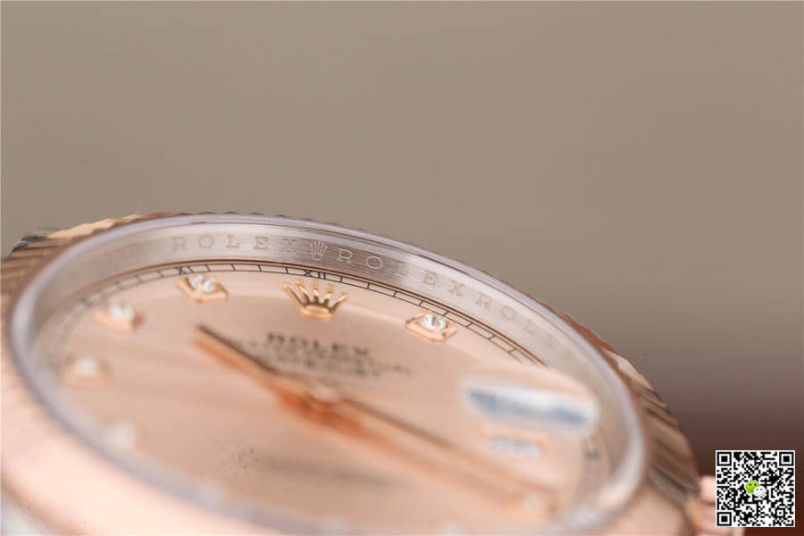 Rolex Datejust M126331-0008 EW Factory Rose Gold Sundust Dial